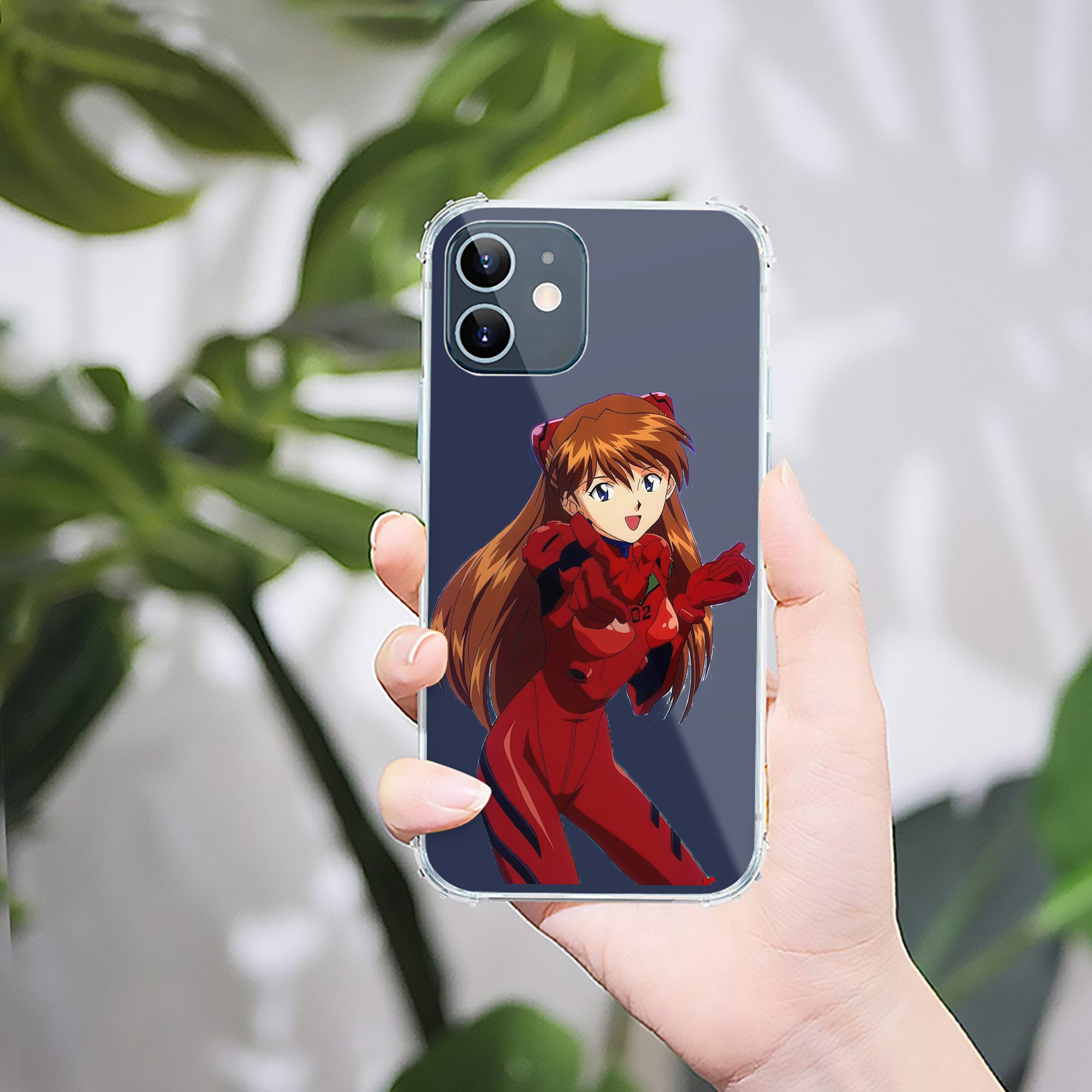 （画像用） EVA 新世紀エヴァンゲリオン 【iPhone 12シリーズ対応】透明スマホケース（クリアソフトケース）